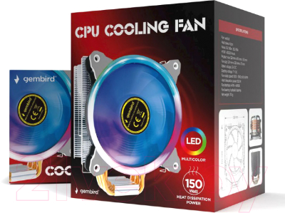 Кулер для процессора Gembird CPU-HURACAN-ARGB-X130