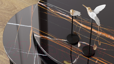 Комплект журнальных столиков Калифорния мебель Стелла (сахара нуар)