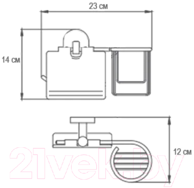 Держатель для туалетной бумаги Ekko E3603-1