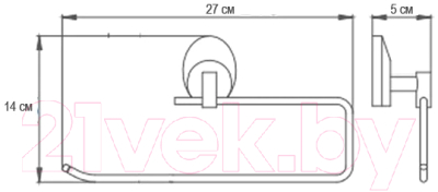 Держатель для бумажных полотенец в ванную Ekko E1603-2