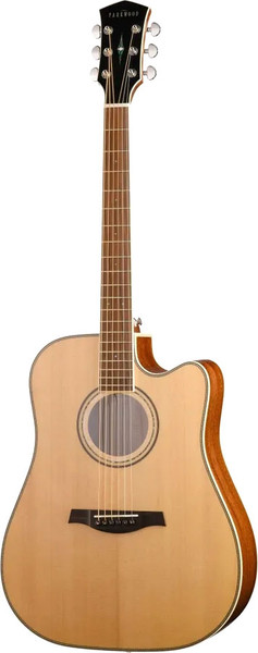 Электроакустическая гитара Parkwood P660-WCASE-NAT - фото