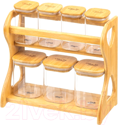 Набор емкостей для хранения Elan Gallery Crystal Glass / 360097 - фото