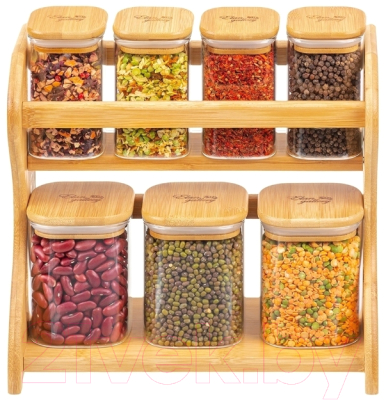 Набор емкостей для хранения Elan Gallery Crystal Glass / 360097