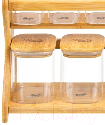 Набор емкостей для хранения Elan Gallery Crystal Glass / 360097