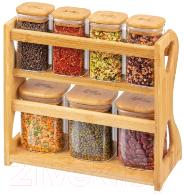 Набор емкостей для хранения Elan Gallery Crystal Glass / 360097