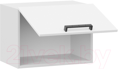 Шкаф навесной для кухни ТриЯ Детройт 1В5Г исп. 2 (белый/белый глянец)