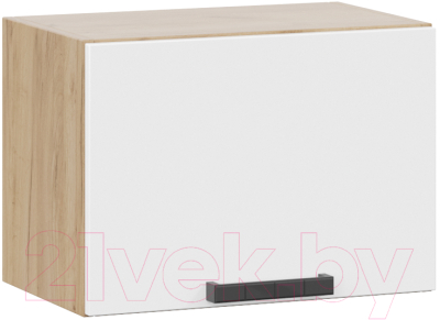 Шкаф навесной для кухни ТриЯ Детройт 1В5Г исп. 2 (дуб крафт золотой/белый глянец) - фото