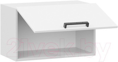 Шкаф навесной для кухни ТриЯ Детройт 1В6Г исп. 2 (белый/белый глянец)