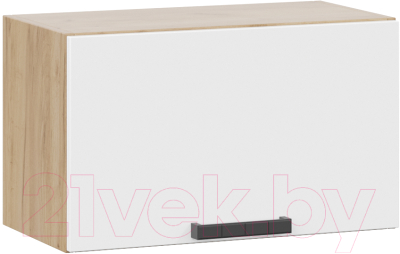 Шкаф навесной для кухни ТриЯ Детройт 1В6Г исп. 2 (дуб крафт золотой/белый глянец) - фото