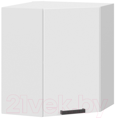 Шкаф навесной для кухни ТриЯ Детройт 1В6У исп. 2 (белый/белый глянец) - фото