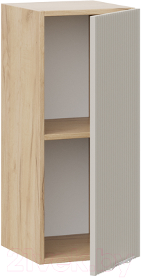 Шкаф навесной для кухни ТриЯ Кимберли 1В3 (дуб крафт золотой/крем)