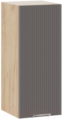 Шкаф навесной для кухни ТриЯ Кимберли 1В3 (дуб крафт золотой/муссон) - фото