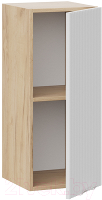 Шкаф навесной для кухни ТриЯ Кимберли 1В3 (дуб крафт золотой/сноу)