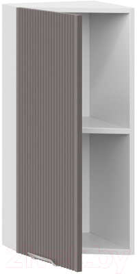 Шкаф навесной для кухни ТриЯ Кимберли 1В3Т (белый/муссон)