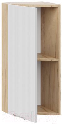 Шкаф навесной для кухни ТриЯ Кимберли 1В3Т (дуб крафт золотой/сноу)