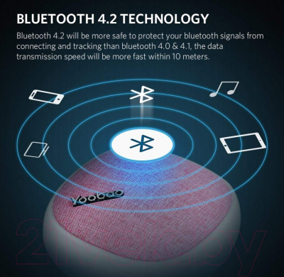 Портативная колонка Yoobao Mini-Speaker M1 (розовый)