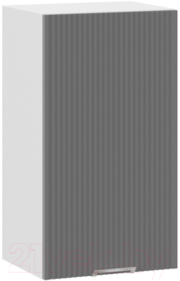 Шкаф навесной для кухни ТриЯ Кимберли 1В4 (белый/титан) - фото