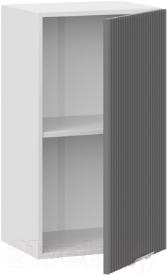 Шкаф навесной для кухни ТриЯ Кимберли 1В4 (белый/титан)