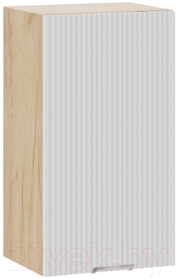 Шкаф навесной для кухни ТриЯ Кимберли 1В4 (дуб крафт золотой/сноу) - фото