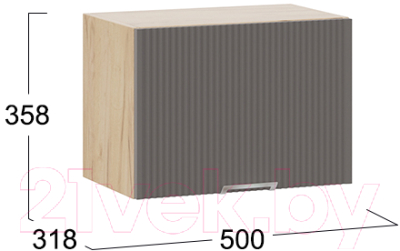 Шкаф под духовку ТриЯ Кимберли 1В5Г (дуб крафт золотой/муссон)