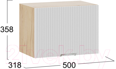 Шкаф под духовку ТриЯ Кимберли 1В5Г (дуб крафт золотой/сноу)