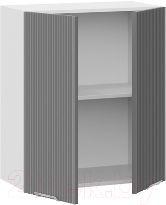 Шкаф навесной для кухни ТриЯ Кимберли 1В6 (белый/титан)