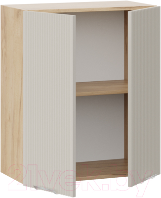 Шкаф навесной для кухни ТриЯ Кимберли 1В6 (дуб крафт золотой/крем)