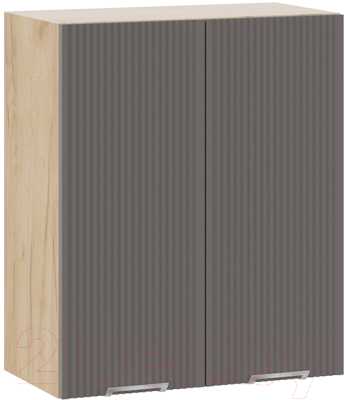 Шкаф навесной для кухни ТриЯ Кимберли 1В6 (дуб крафт золотой/муссон) - фото