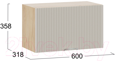 Шкаф под духовку ТриЯ Кимберли 1В6Г (дуб крафт золотой/крем)