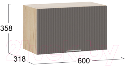 Шкаф под духовку ТриЯ Кимберли 1В6Г (дуб крафт золотой/муссон)