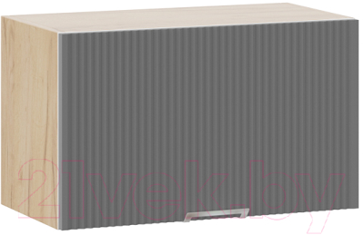 Шкаф под духовку ТриЯ Кимберли 1В6Г (дуб крафт золотой/титан) - фото