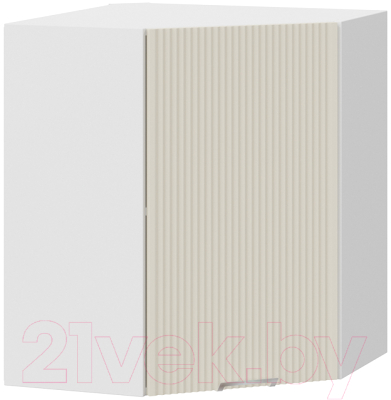 Шкаф навесной для кухни ТриЯ Кимберли 1В6У (белый/крем) - фото
