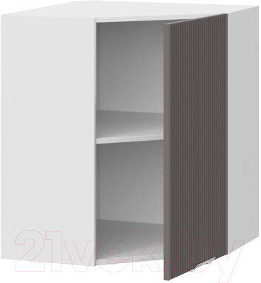 Шкаф навесной для кухни ТриЯ Кимберли 1В6У (белый/муссон)