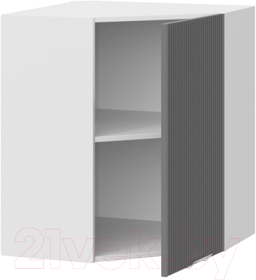 Шкаф навесной для кухни ТриЯ Кимберли 1В6У (белый/титан)