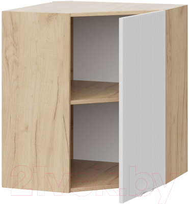 Шкаф навесной для кухни ТриЯ Кимберли 1В6У (дуб крафт золотой/сноу)