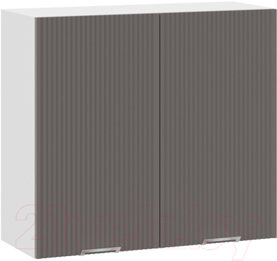 Шкаф навесной для кухни ТриЯ Кимберли 1В8 (белый/муссон) - фото