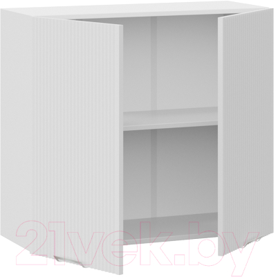 Шкаф навесной для кухни ТриЯ Кимберли 1В8 (белый/сноу)