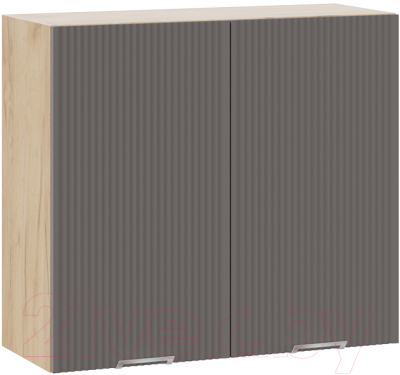 Шкаф навесной для кухни ТриЯ Кимберли 1В8 (дуб крафт золотой/муссон) - фото