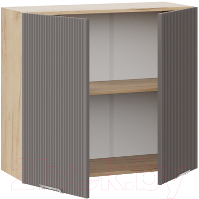 Шкаф навесной для кухни ТриЯ Кимберли 1В8 (дуб крафт золотой/муссон)