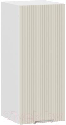 Шкаф навесной для кухни ТриЯ Кимберли 1В3 (белый/крем) - фото