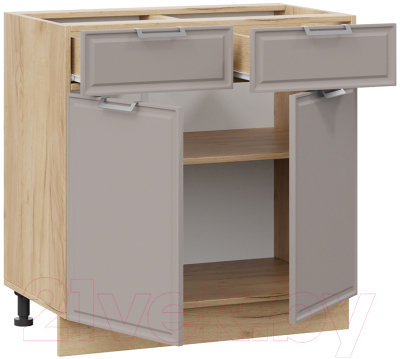 Шкаф-стол кухонный ТриЯ Белладжио 1Н8Я1 (дуб крафт золотой/софт капучино)