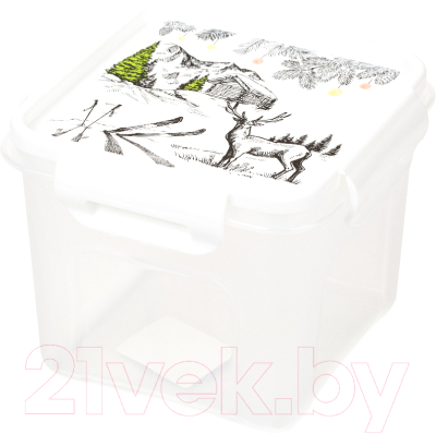 Контейнер Полимербыт Графика / C57279 - фото