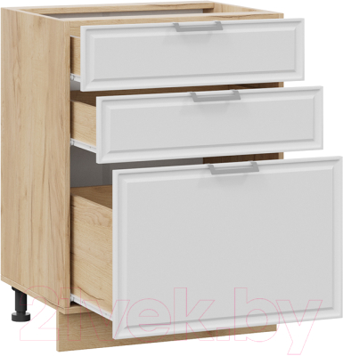 Шкаф-стол кухонный ТриЯ Белладжио 1Н6Я3 (дуб крафт золотой/фон белый)