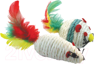 Набор игрушек для кошек Triol 2 мыши XW7013 / 22181061 - фото