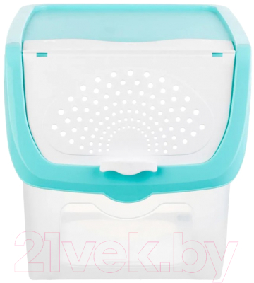 Набор контейнеров El Casa 640137-2 (бирюзовый/фиолетовый)