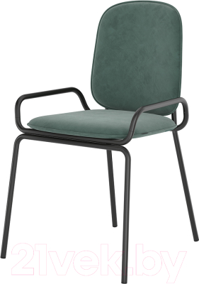 Стул Latitude Ror Double Frame / RORCH2FRBKVLRGRN (черный/зеленый) - фото