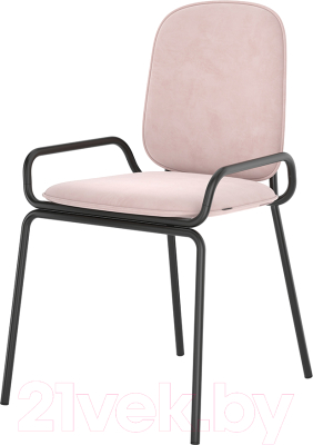 Стул Latitude Ror Double Frame / RORCH2FRBKVLRPK (черный/розовый) - фото