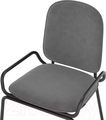 Стул Latitude Ror Double Frame / RORCH2FRBKVLRGR (черный/серый)