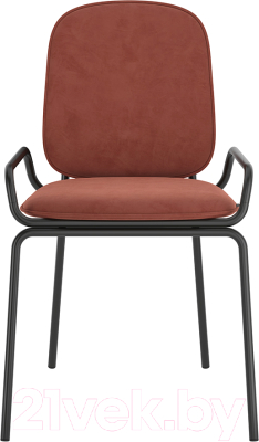 Стул Latitude Ror Double Frame / RORCH2FRBKVLRDRD (черный/темно-красный)