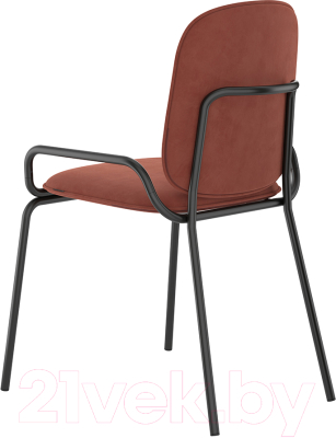 Стул Latitude Ror Double Frame / RORCH2FRBKVLRDRD (черный/темно-красный)